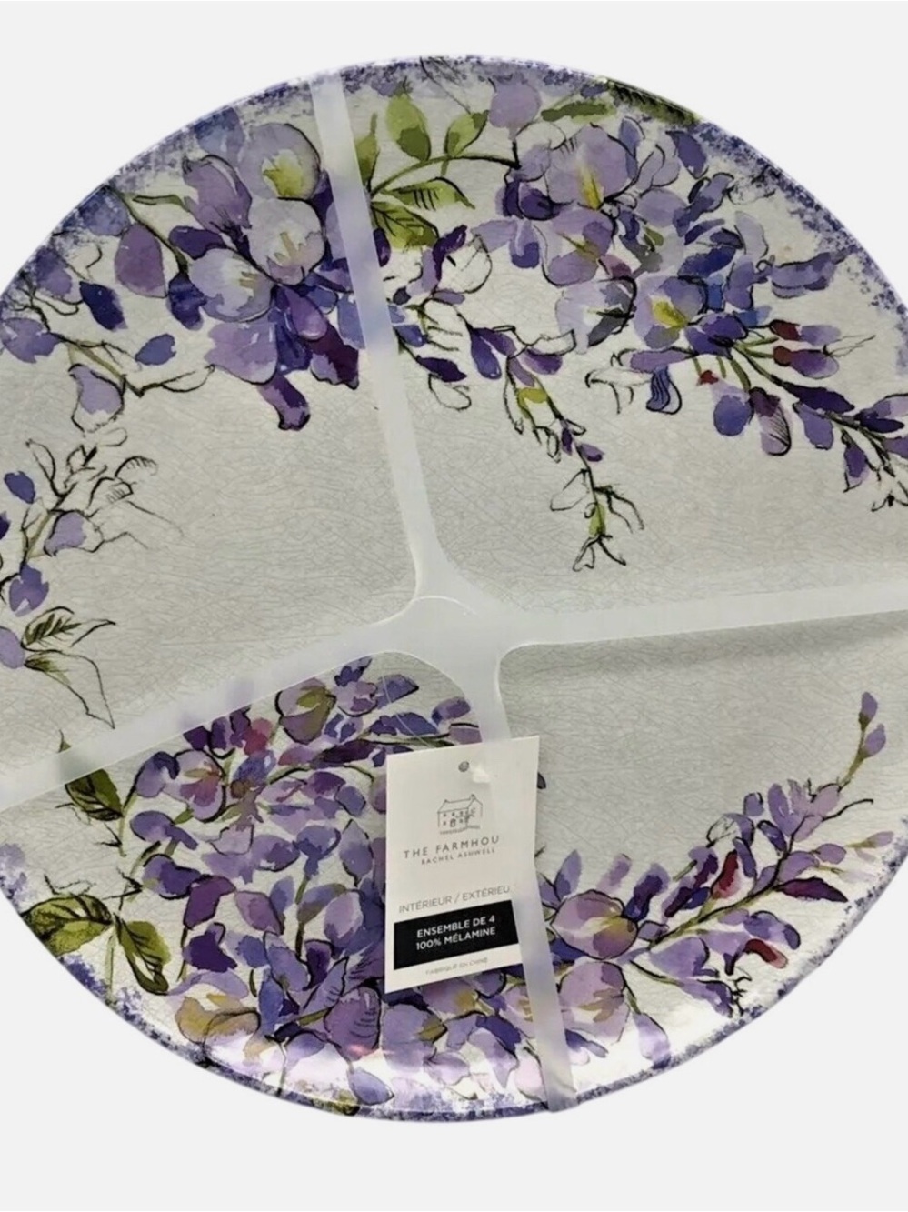 Rachel Ashwell The Farmhouse Melamine 11” Plates Set of 4